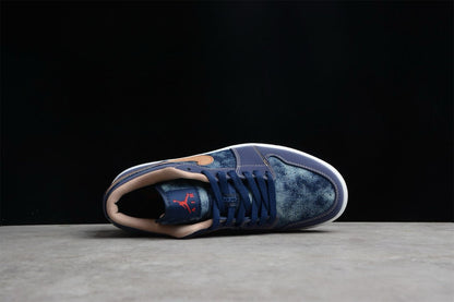 Tênis Cano Baixo Denim Azul