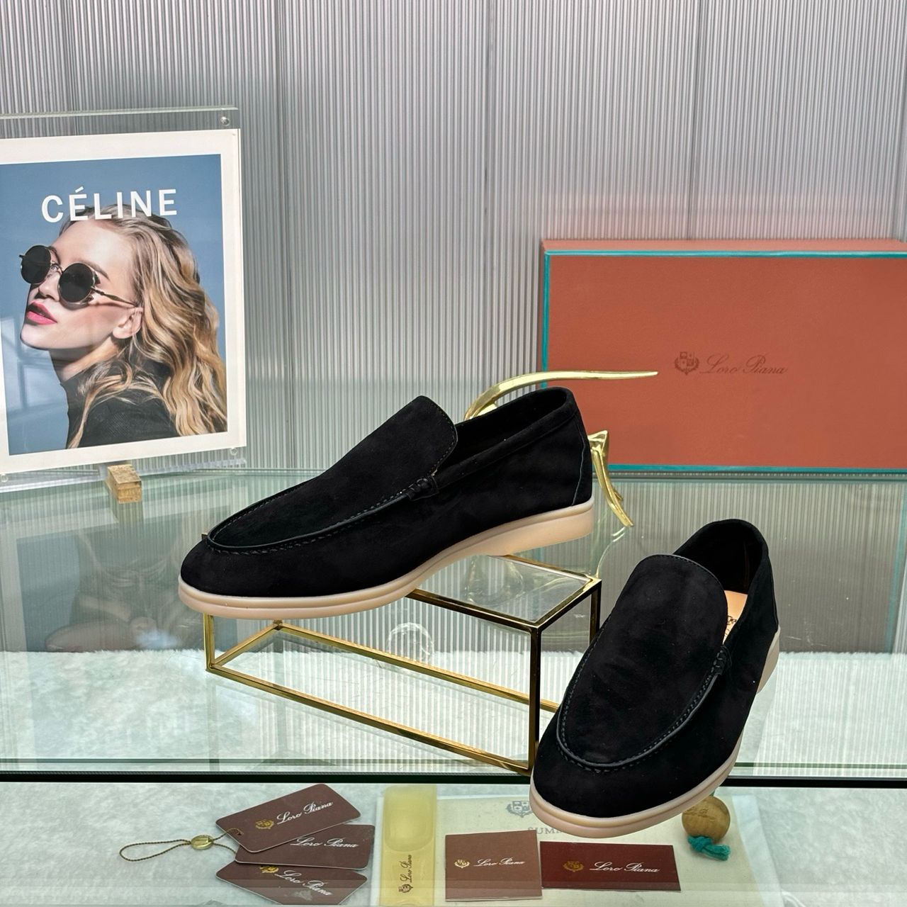 Mocassim Camurça Bege Conforto Casual