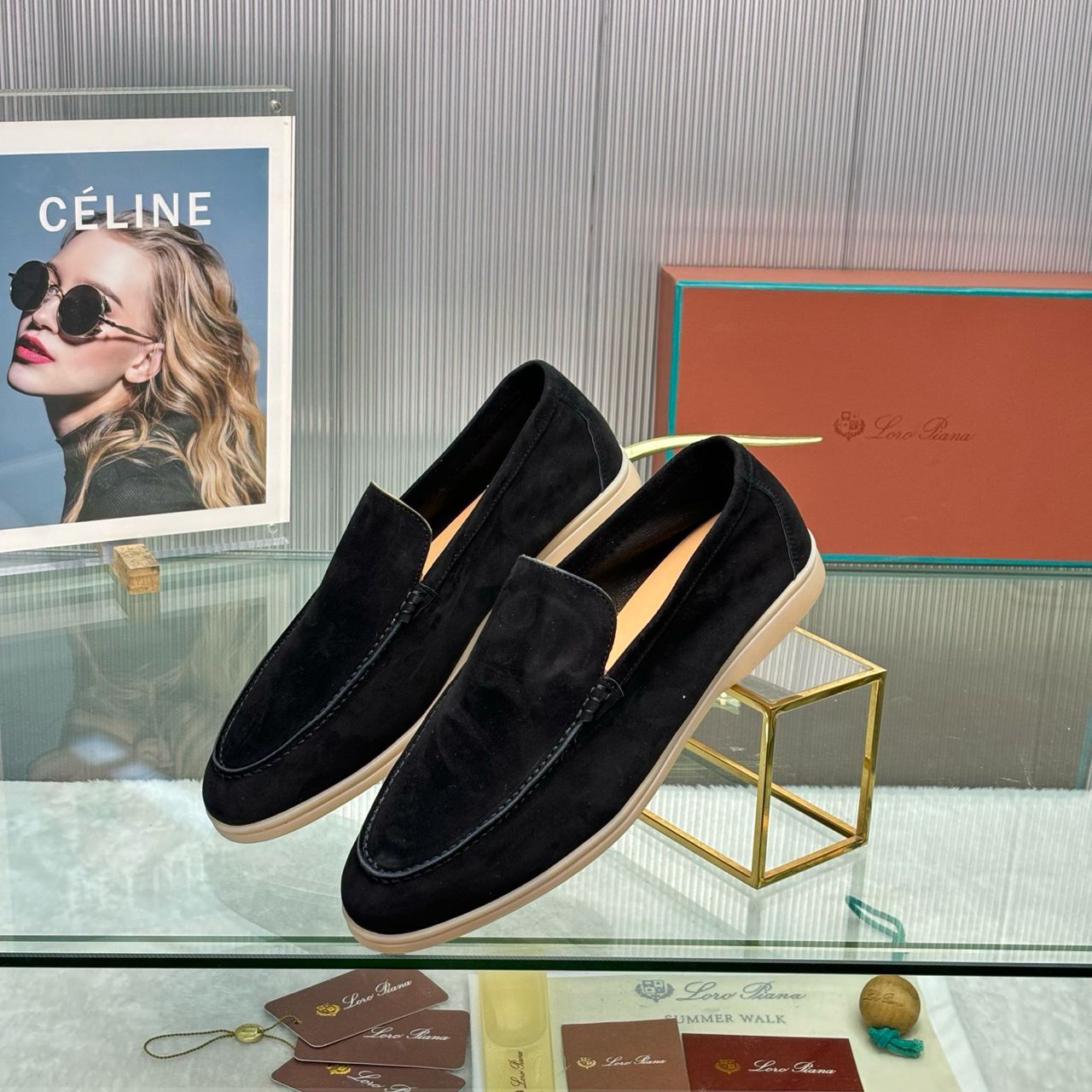 Mocassim Camurça Bege Conforto Casual
