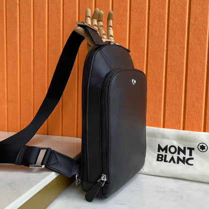 Mochila Couro Preta Estruturada