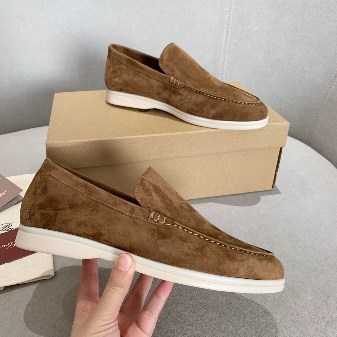 Mocassim Camurça Bege Casual Verão