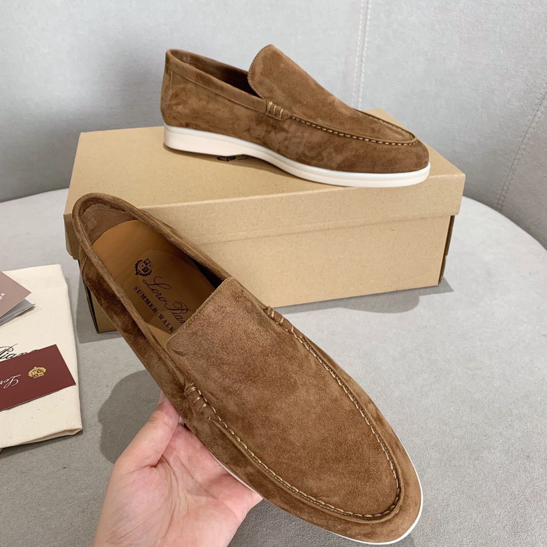 Mocassim Camurça Bege Casual Verão