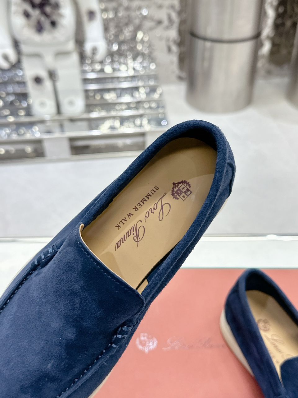 Mocassim Camurça Bege Conforto Casual