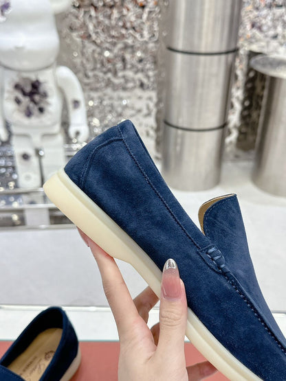 Mocassim Camurça Bege Conforto Casual