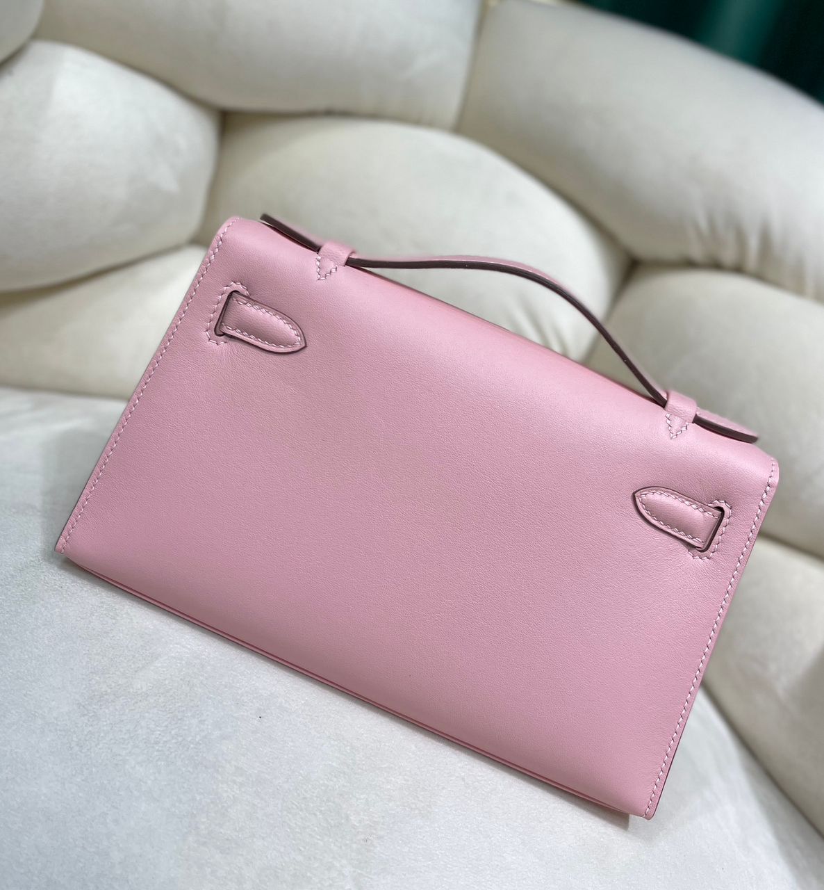 Bolsa Pequena Couro Estruturada com Alça