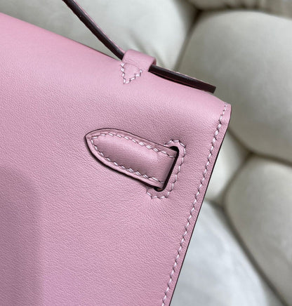 Bolsa Pequena Couro Estruturada com Alça