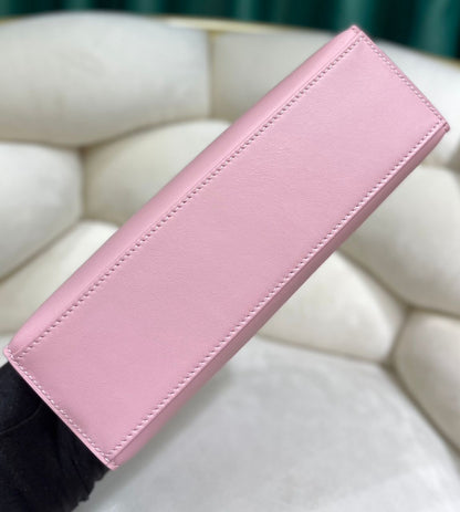 Bolsa Pequena Couro Estruturada com Alça