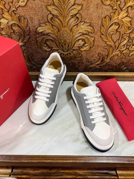 Tênis Ferragamo Gancini Leather
