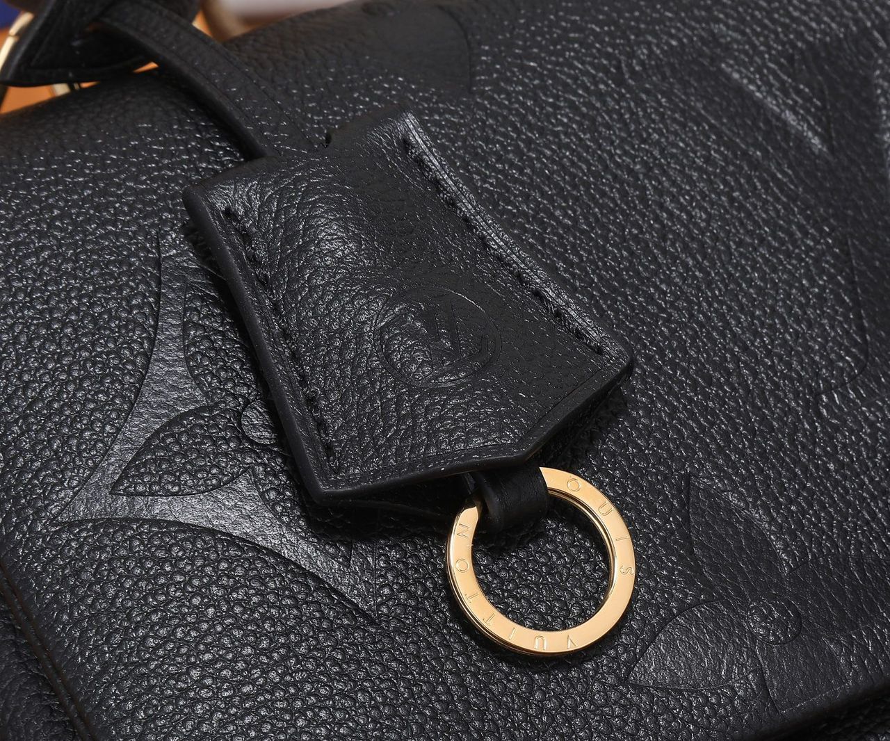 Bolsa Estruturada Couro Marrom Alça Dupla