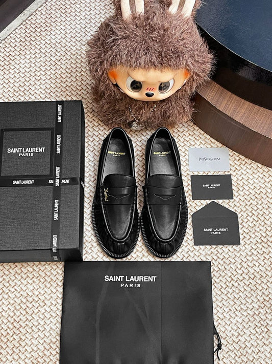 Mocassim Couro Preto