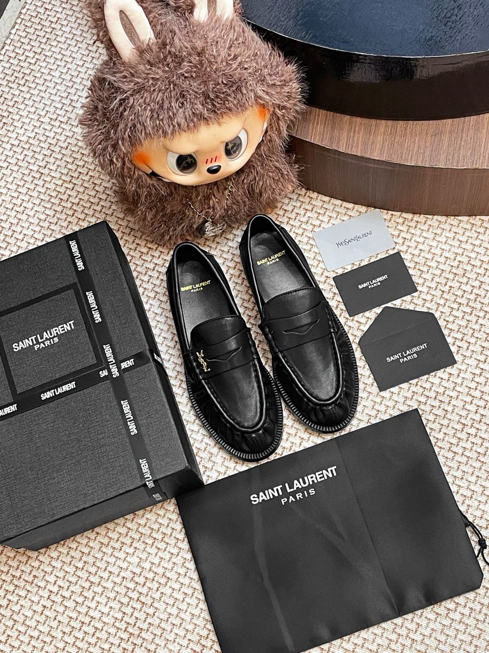 Mocassim Couro Preto