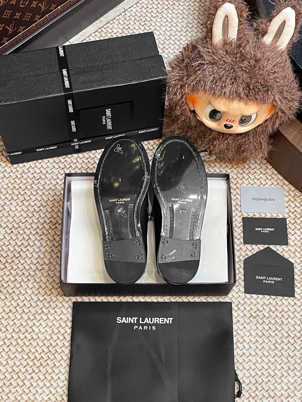 Mocassim Couro Preto