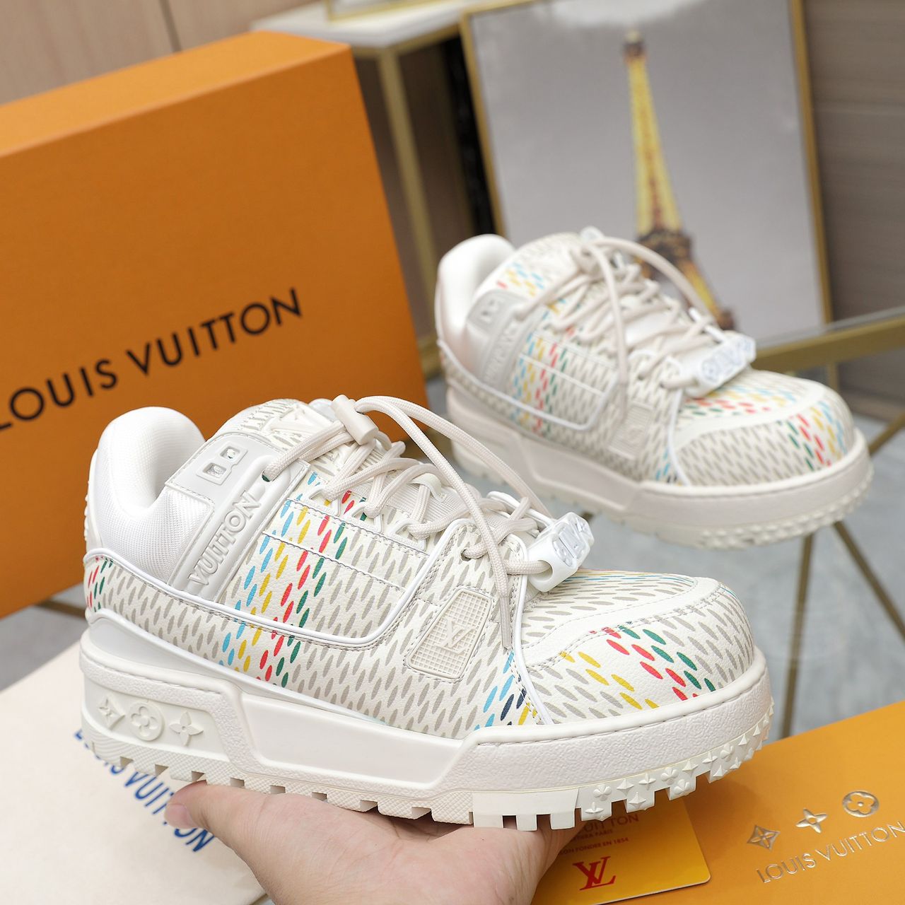 Tênis Chunky Solado Triplo Branco