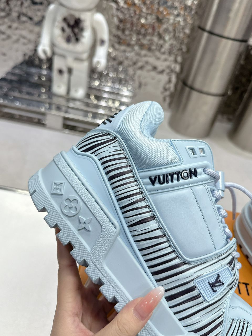 Tênis Casual Couro Azul