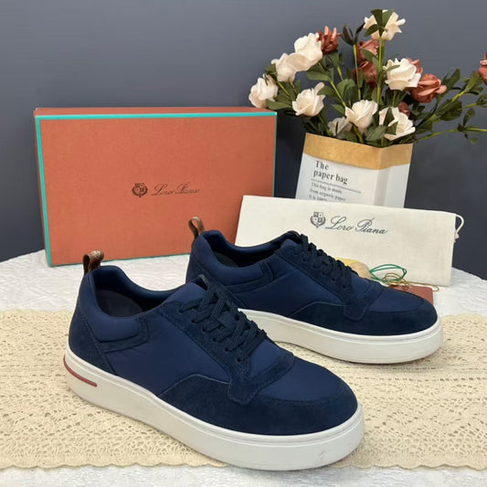 Tênis Casual Camurça Cinza Solado Comfort