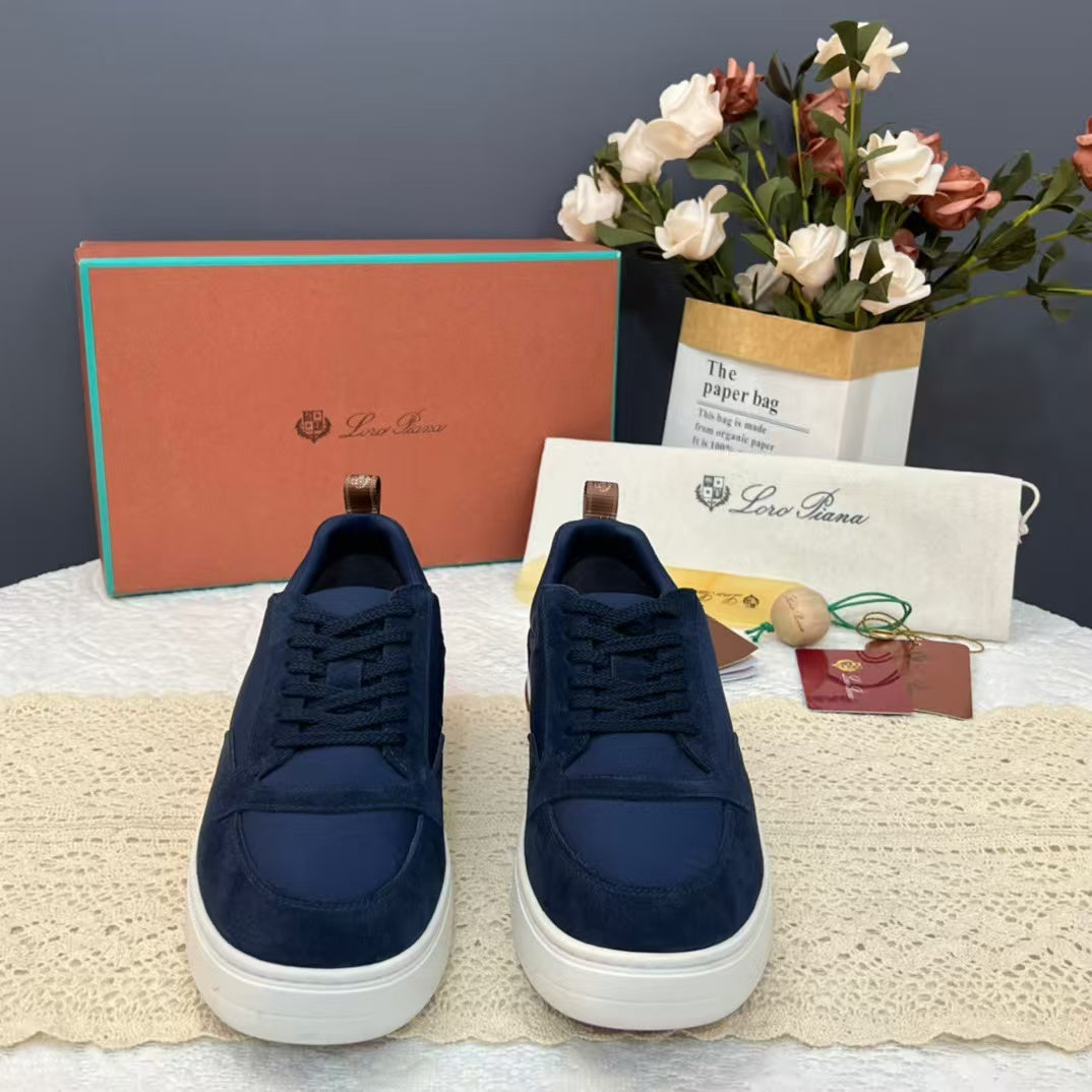 Tênis Casual Camurça Cinza Solado Comfort
