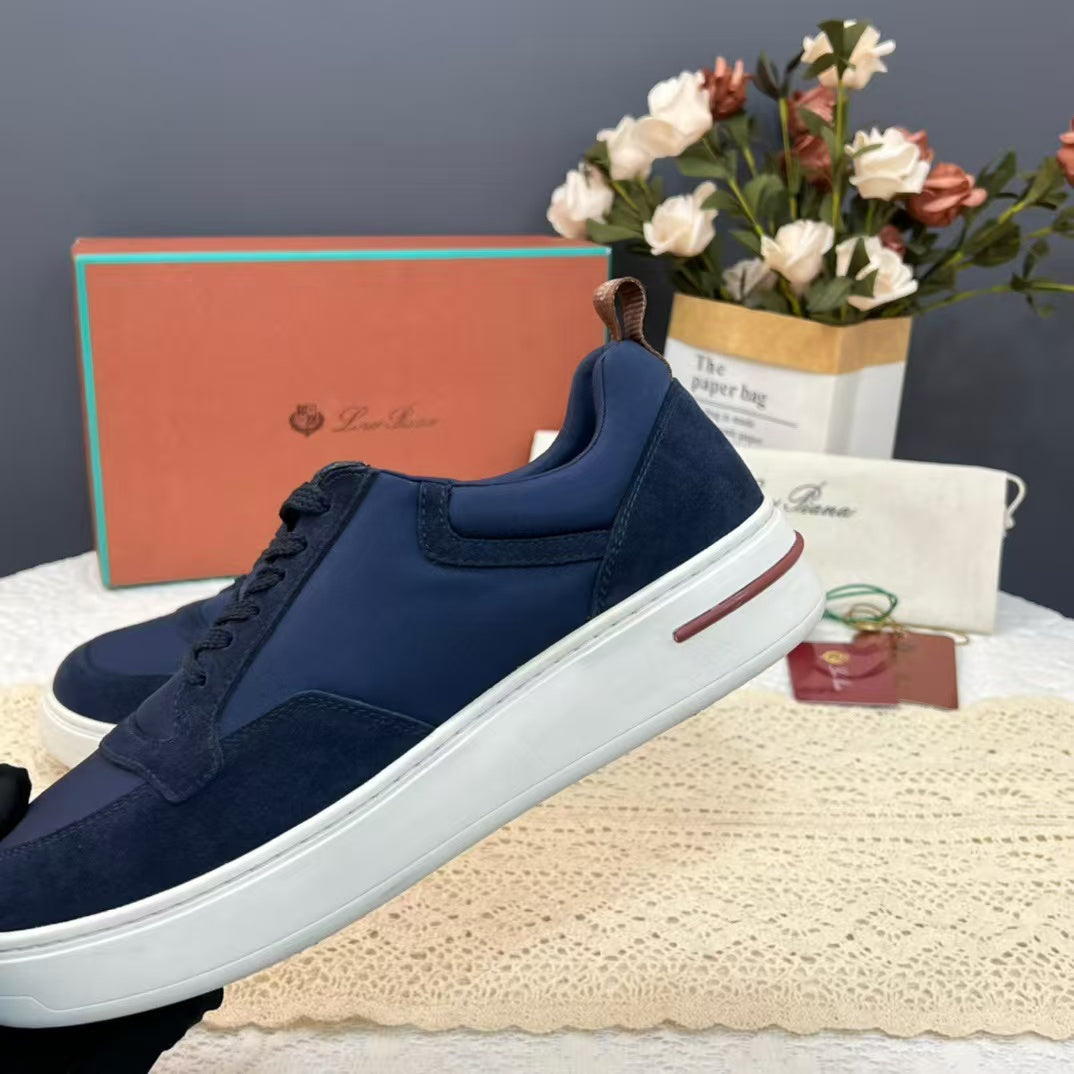 Tênis Casual Camurça Cinza Solado Comfort