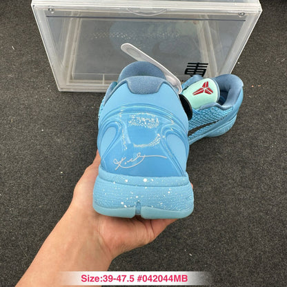 Tênis Cano Alto Basquete Azul Gelo Detalhes Neon