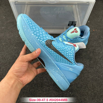 Tênis Cano Alto Basquete Azul Gelo Detalhes Neon