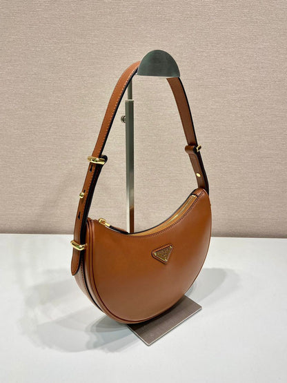 Bolsa Shoulder Couro Marrom Whisky
