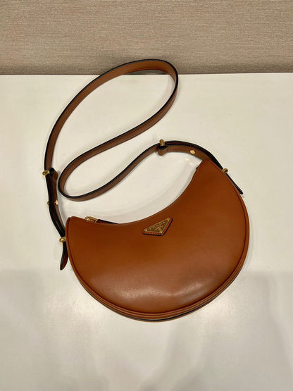 Bolsa Shoulder Couro Marrom Whisky