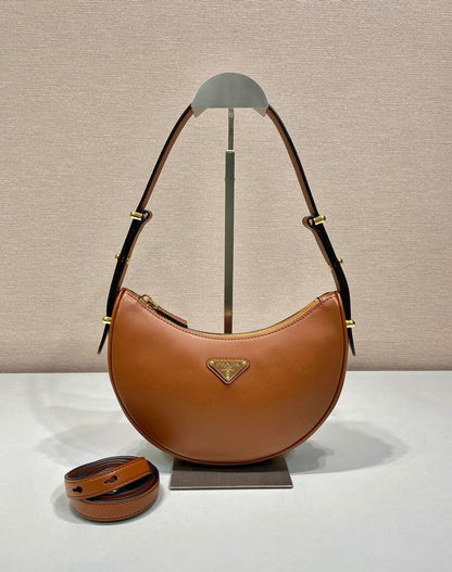 Bolsa Shoulder Couro Marrom Whisky