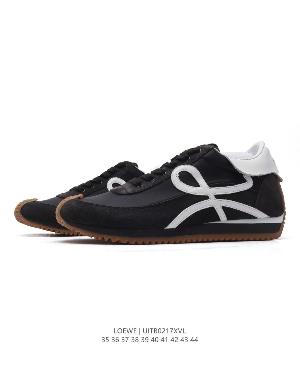 Tênis Runner Malha Preto Solado Contrastante