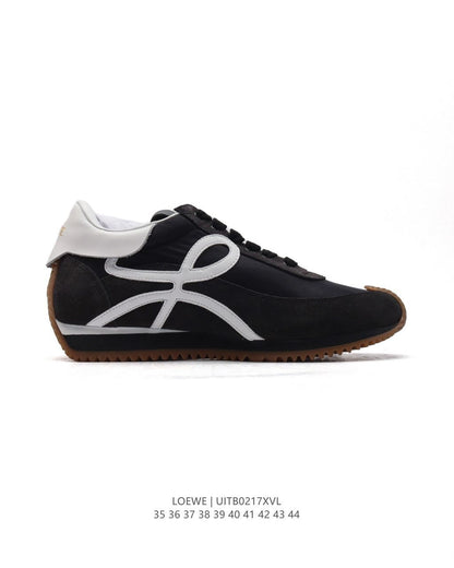 Tênis Runner Malha Preto Solado Contrastante
