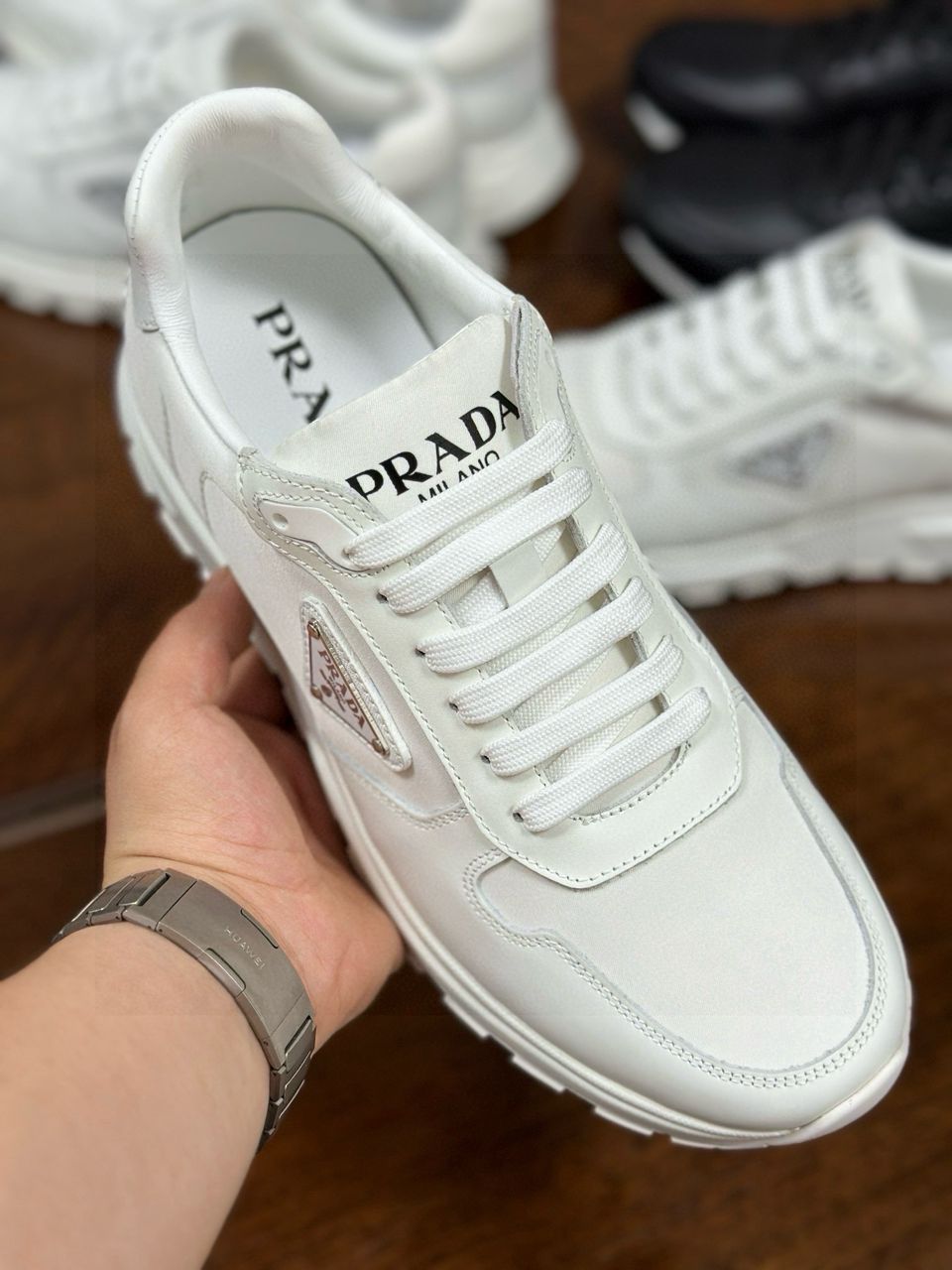 Tênis Couro Branco Cano Baixo Casual