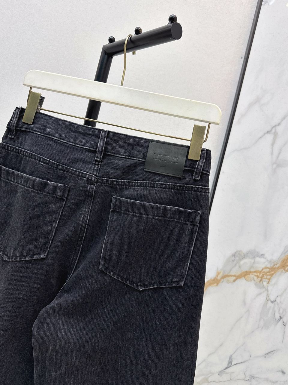 Calça Jeans Azul Escuro Cintura Alta