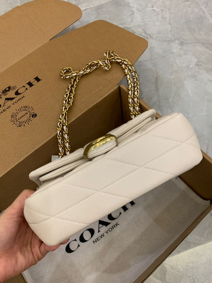 Bolsa Satchel Couro Branco Estruturada