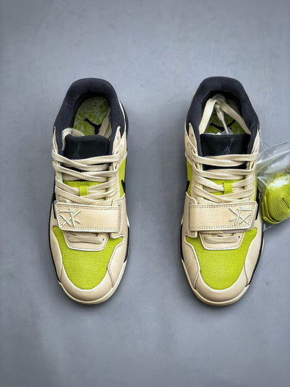 Tênis Cano Alto Basquete Suede Verde Cactus Detalhe Rebite