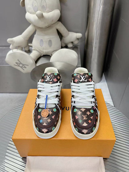 Tênis Casual Couro Mocha