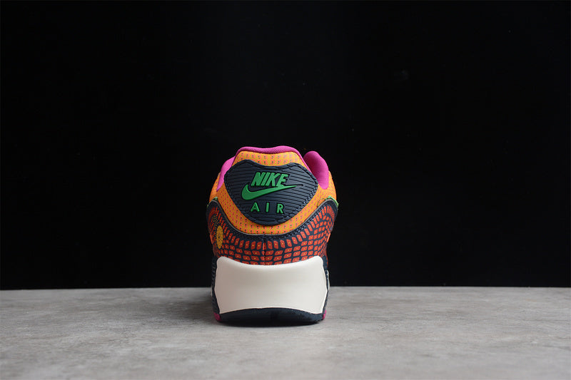 Tênis Runner Malha Multicolorido Estampa Caveira