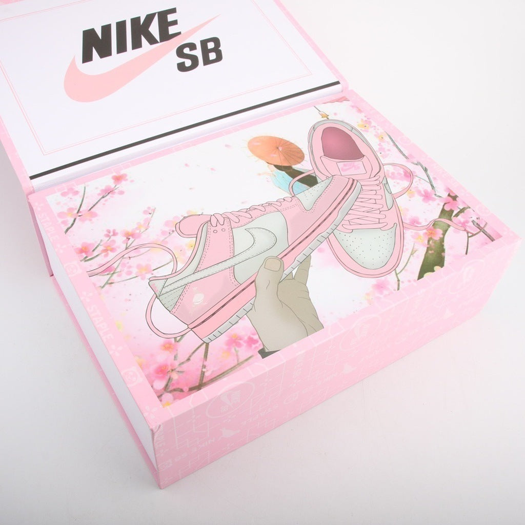 Tênis Cano Baixo Skate Couro Rosa Pombinha
