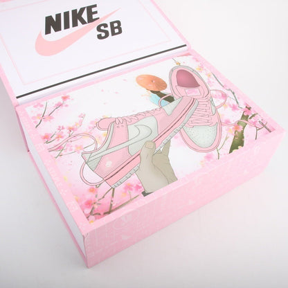 Tênis Cano Baixo Skate Couro Rosa Pombinha