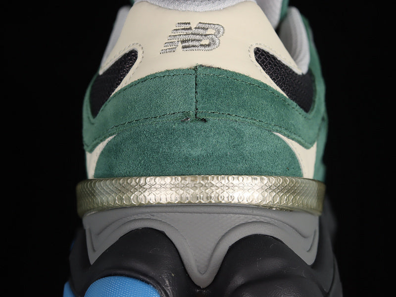 Tênis Runner Malha Forest Green Detalhe Cinza