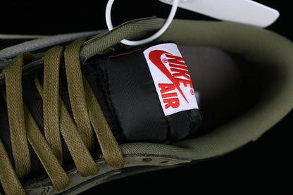 Tênis Cano Baixo Couro Branco Preto e Verde