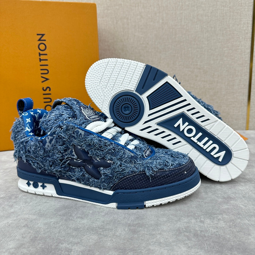 Tênis Skate Azul Casual