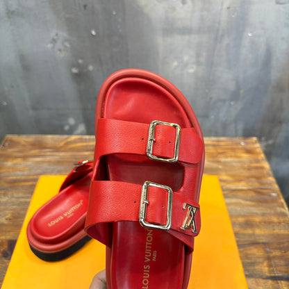 Chinelo Borracha Vermelho Vintage