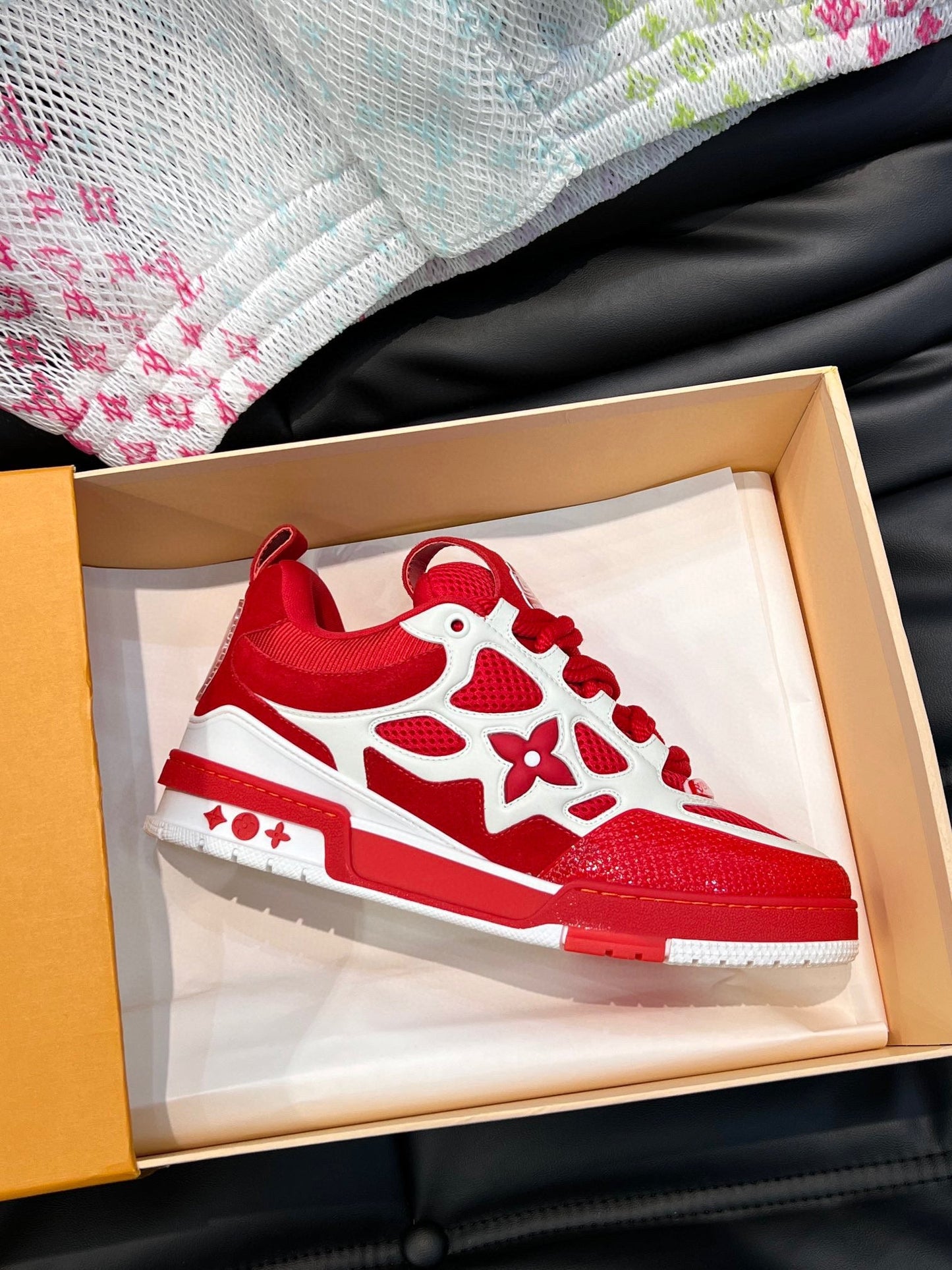 Tênis Skate Lona Vermelho