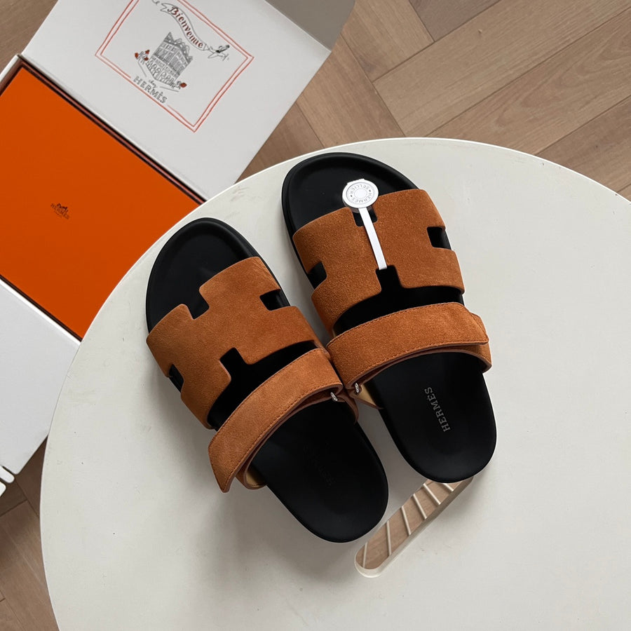 Hermès Chypre Suede - Laranja