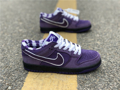 Tênis Skate Couro Cano Baixo Roxo