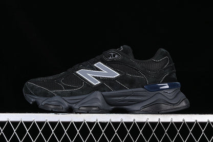 Tênis Runner Malha Preto Cinza e Branco