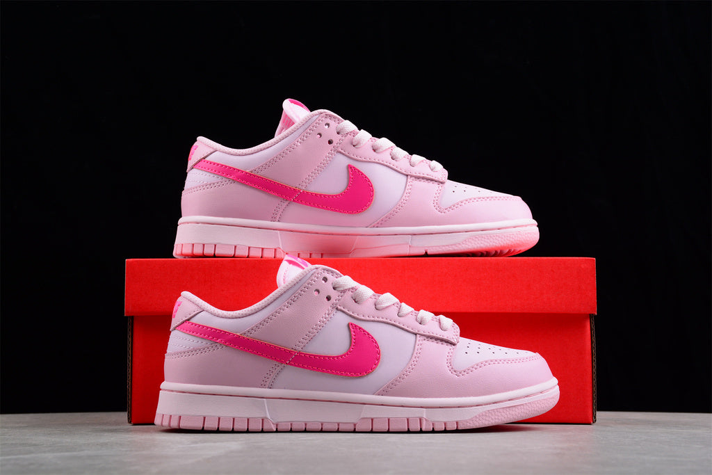 Tênis Cano Baixo Couro Rosa Monocromático