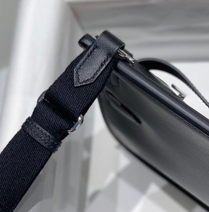 Bolsa Pequena Couro Preto Mini