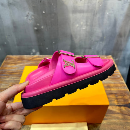 Chinelo Borracha Rosa Vintage