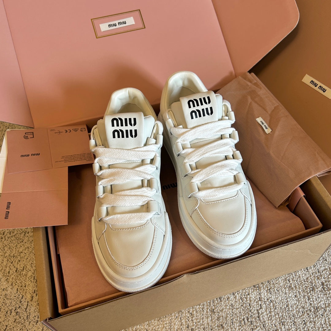 Tênis Couro Branco Casual