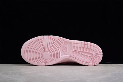 Tênis Cano Baixo Couro Rosa Prism Detalhe Branco