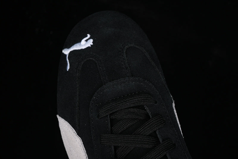Tênis Couro Preto Detalhe Branco Cano Baixo